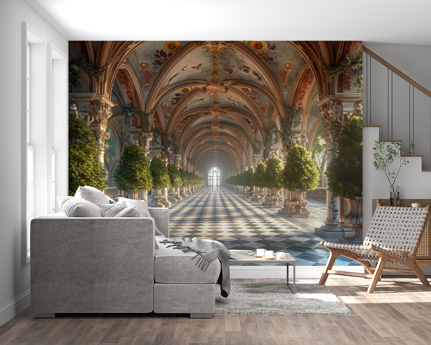 Custom Trompe L'Oeil Wallpaper | Murals Wallpaper