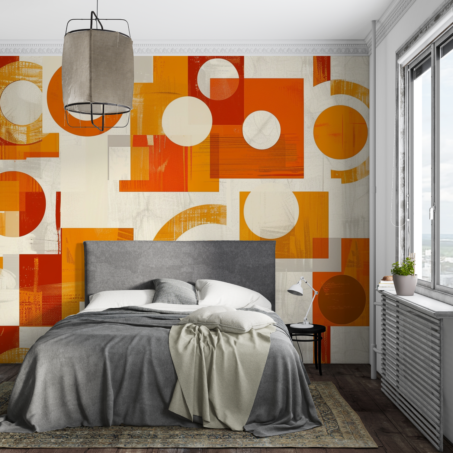 Yellow Orange Wallpaper | Murals Wallpaper