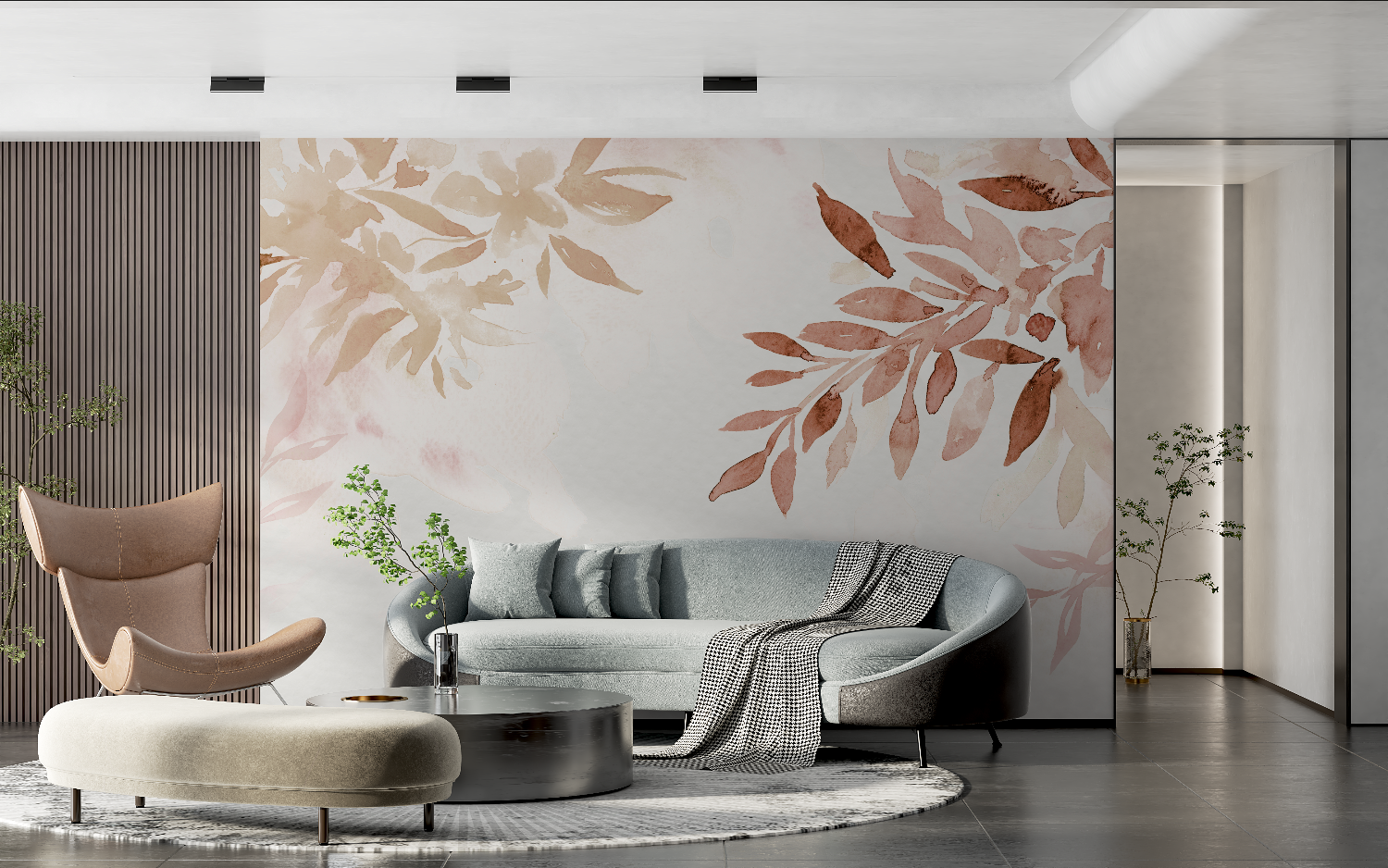 Terracotta Wallpaper for Bedroom | Murals Wallpaper