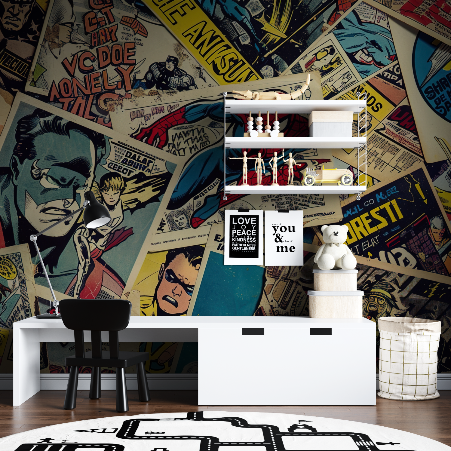Comic Superhero Wallpaper | Murals Wallpaper
