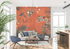 Terracotta Wallpaper with Wild Animals | Murals Wallpaper