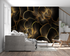 Black and Gold Wallpaper Living Room | Murals Wallpaper