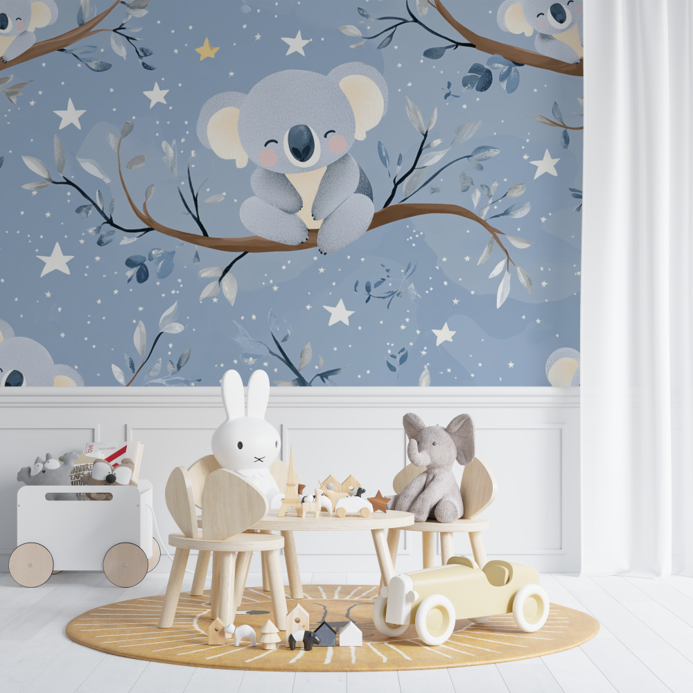 Koala and Pearl Stars Wallpaper | Murals Wallpaper