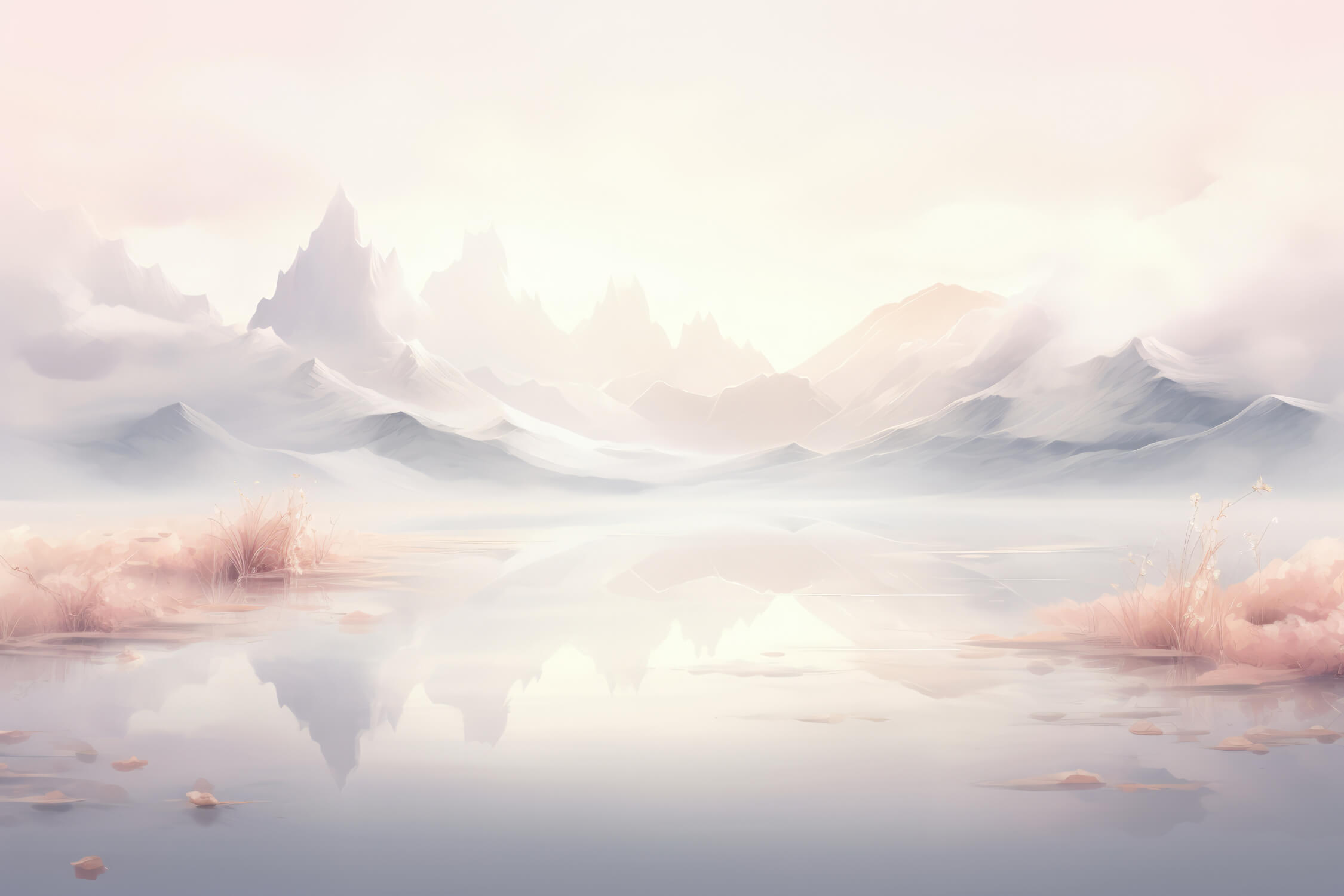 Watercolor Nature Soft Wallpaper | Murals Wallpaper