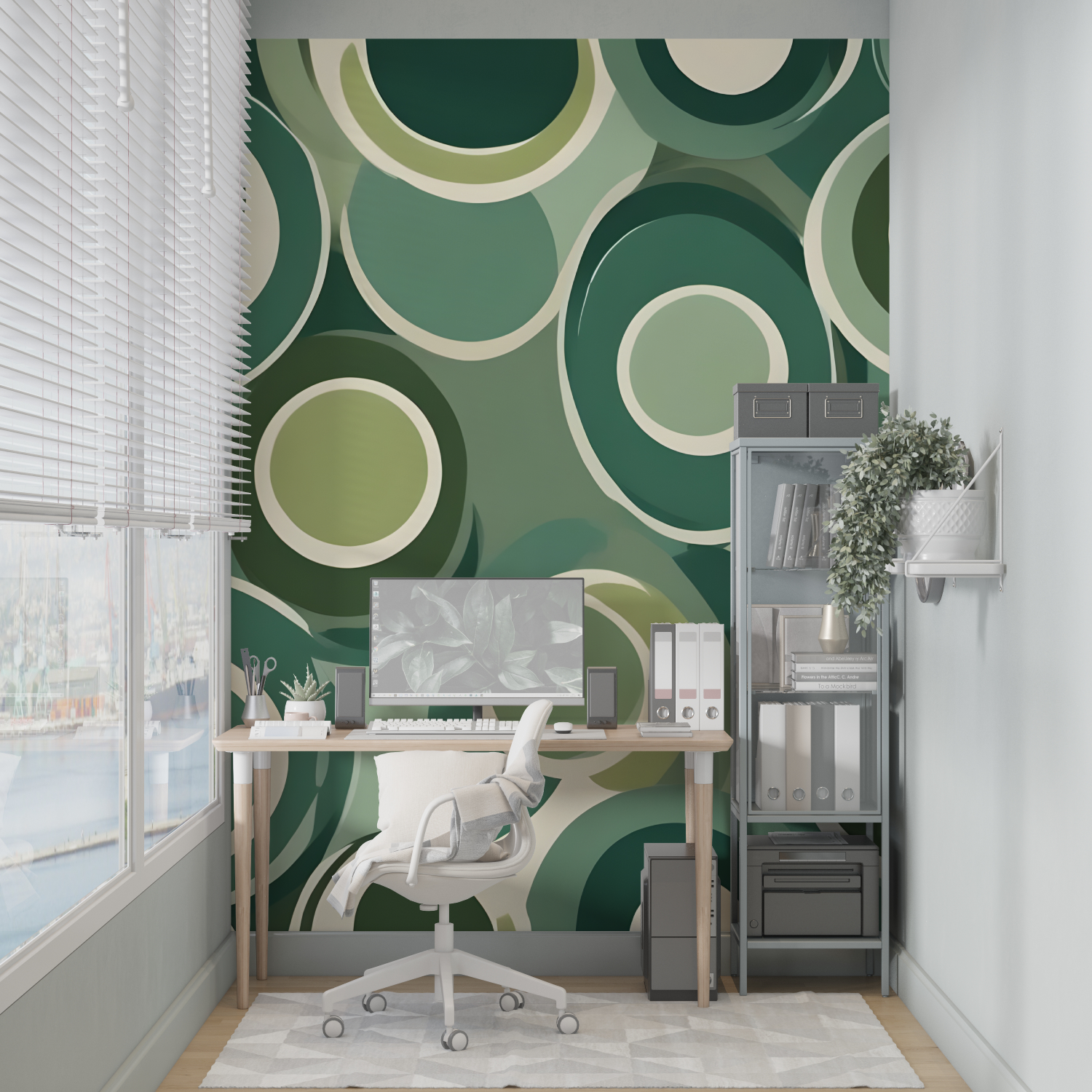 70s Green Wallpaper | Murals Wallpaper