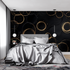 Black and Gold Round Wallpaper | Murals Wallpaper