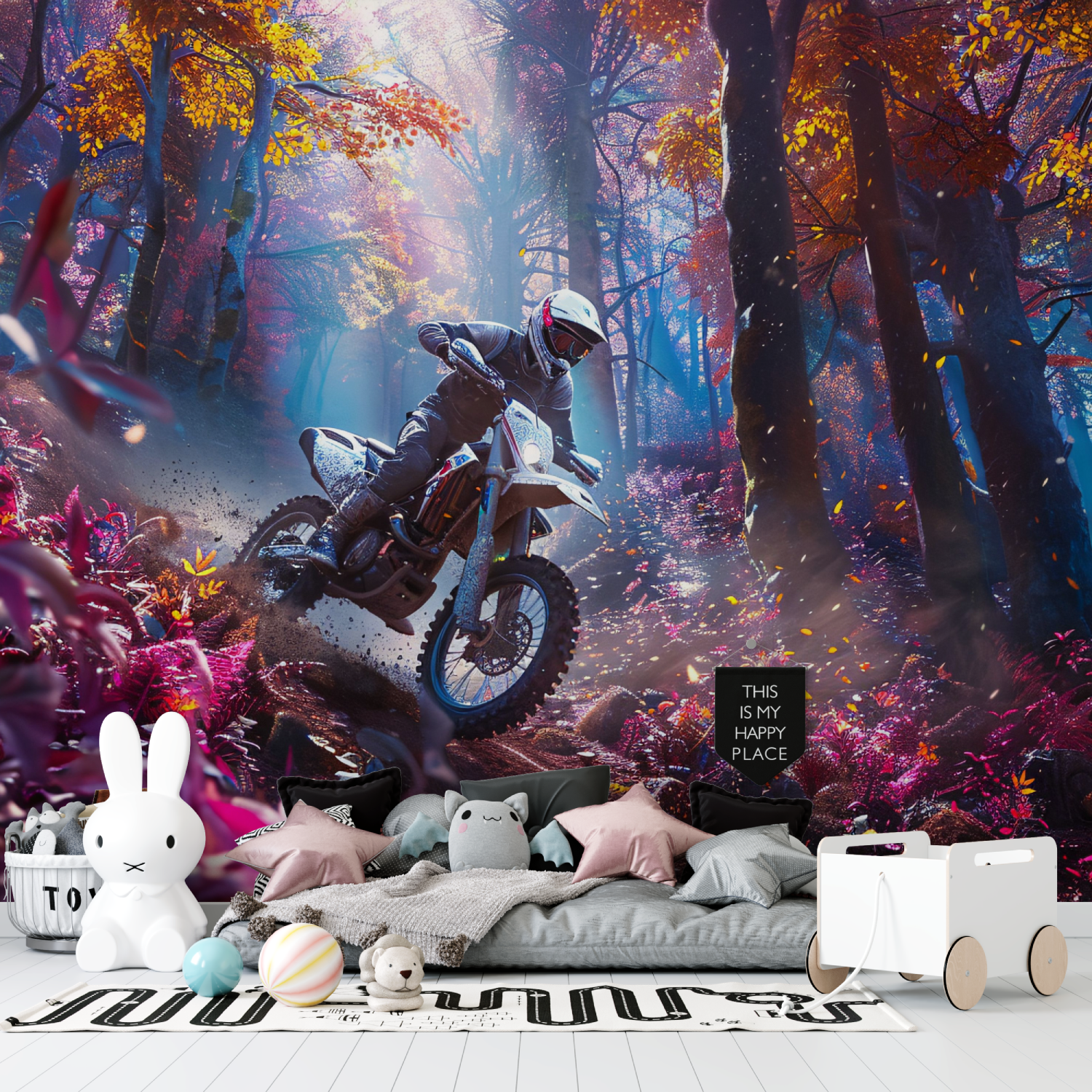 Motorcycle Wallpaper Idea Decor | Murals Wallpaper
