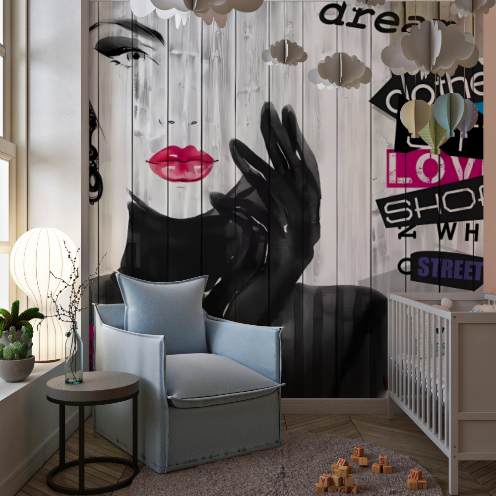 Mural Trendy Teen Girl Bedroom Decor