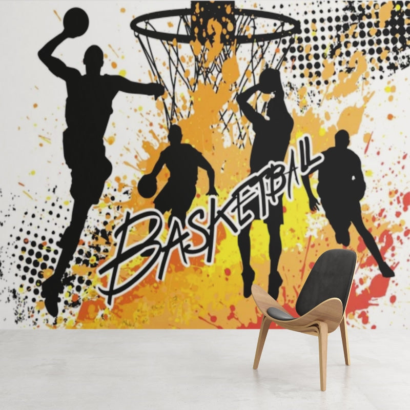 Boy's Basketball Room Decor | Murals Wallpaper