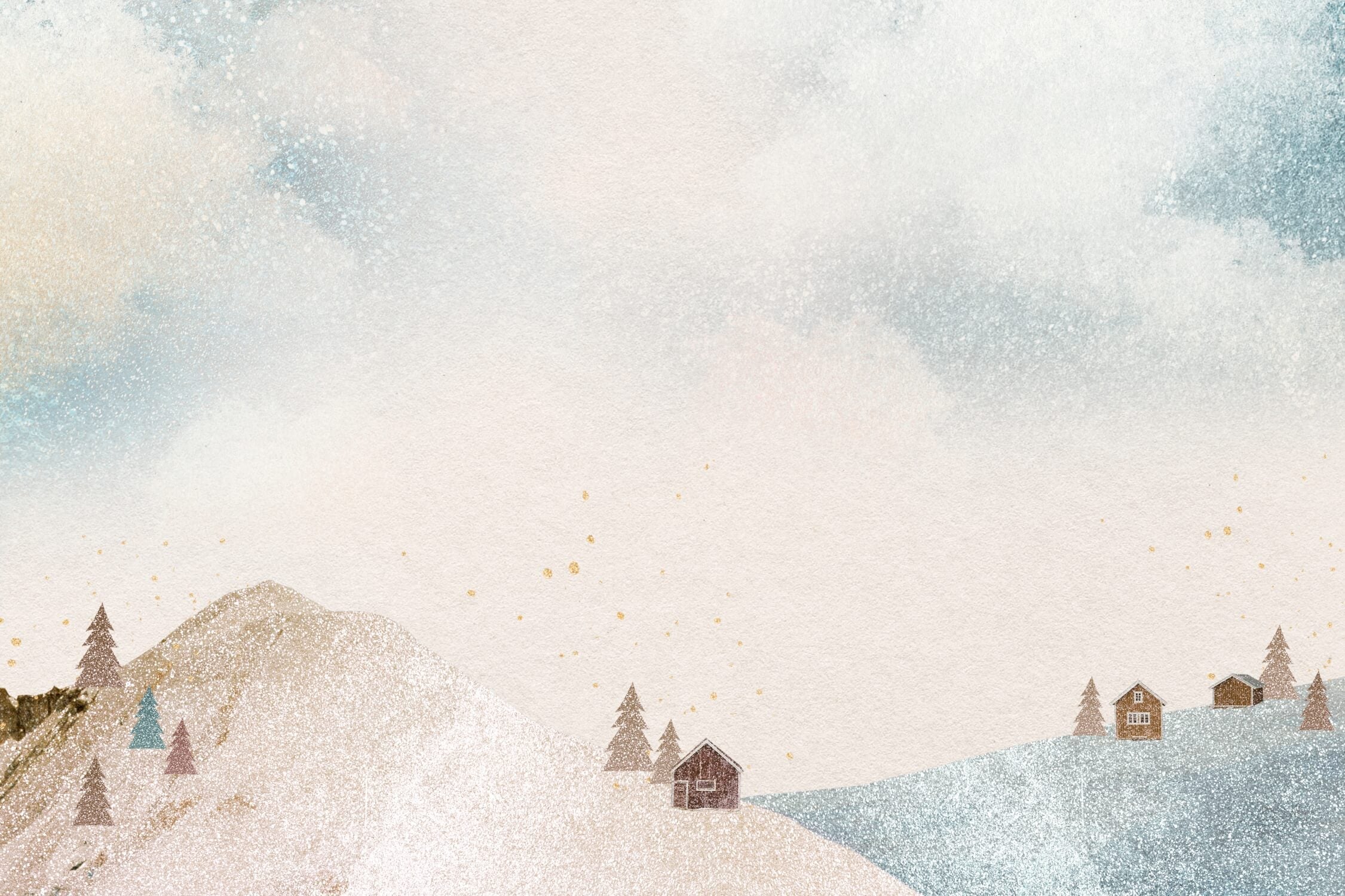 Scandinavian Watercolor Baby Wallpaper | Murals Wallpaper