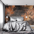 Terracotta and Oxidized Copper Wallpaper | Murals Wallpaper