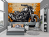 Graffiti Motorcycle Wallpaper | Murals Wallpaper
