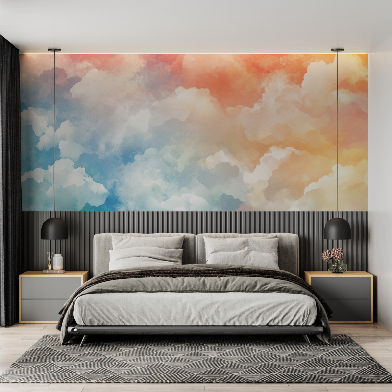 Floating Horizons Watercolor Wallpaper | Murals Wallpaper