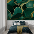 Emerald Green Gold Wallpaper | Murals Wallpaper