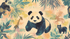 Panda and Jungle Animals Wallpaper | Murals Wallpaper