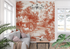 Terracotta Wallpaper Jouy Room | Murals Wallpaper