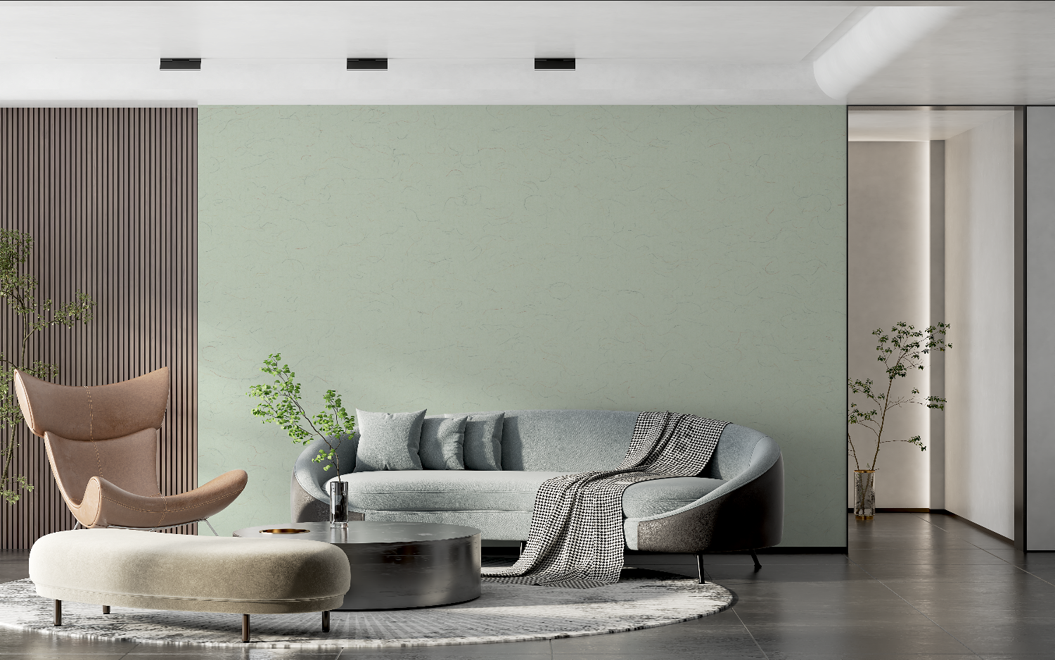 Pale Green Wallpaper | Murals Wallpaper