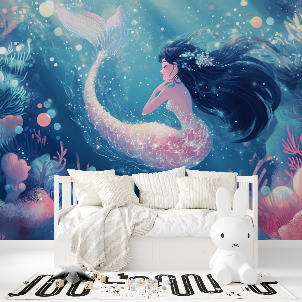 Mermaid Princess Fairy Tale Wallpaper | Murals Wallpaper