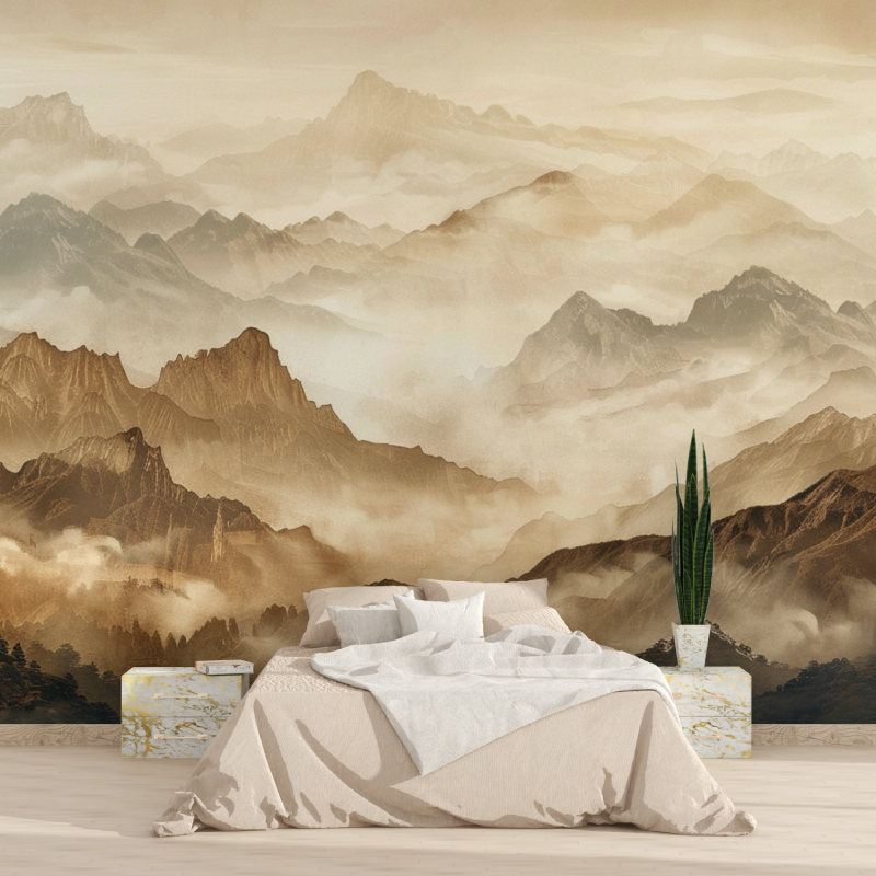 Terracotta Mountain Wallpaper | Murals Wallpaper