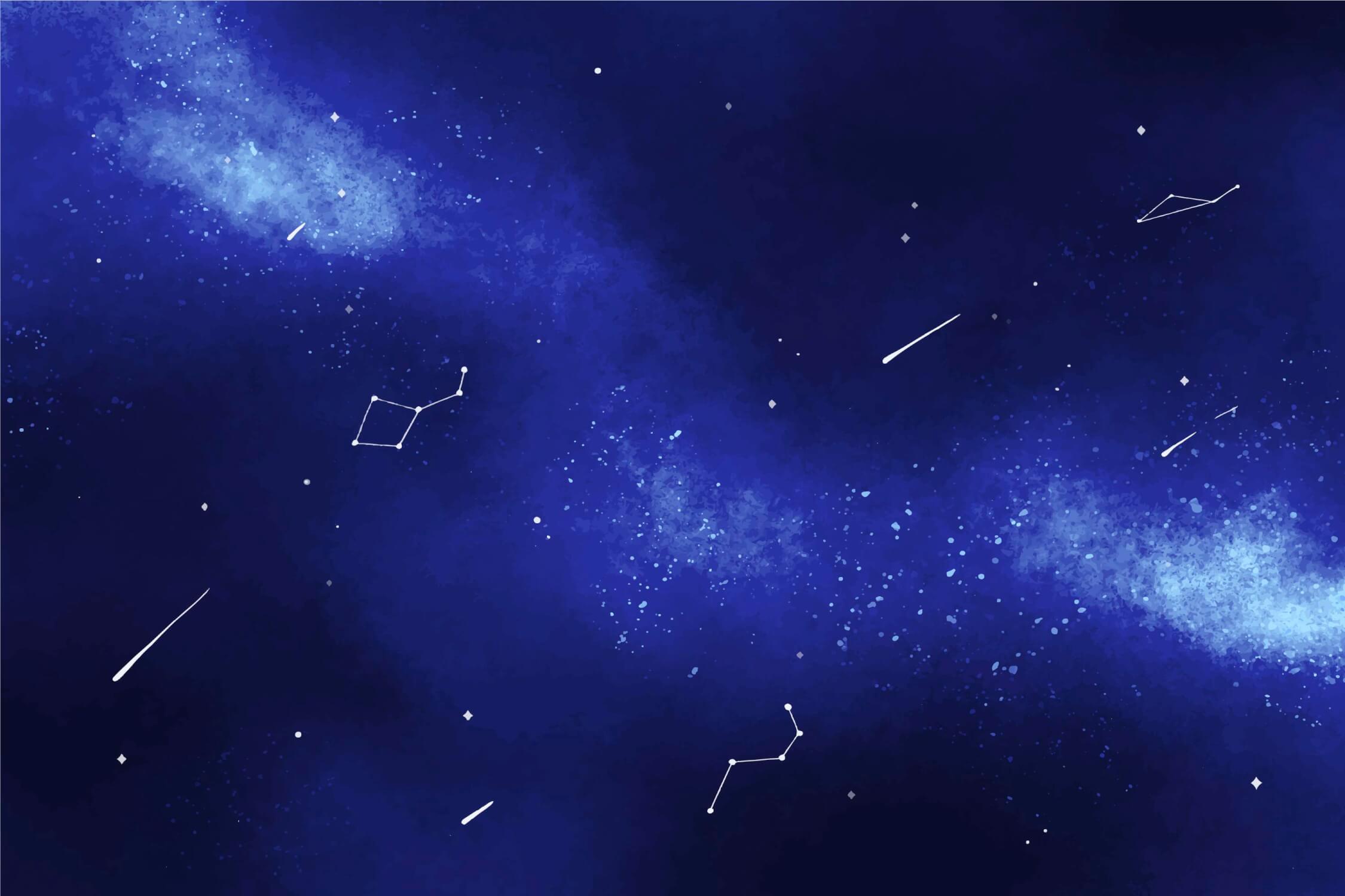 Space Blue Wallpaper | Murals Wallpaper