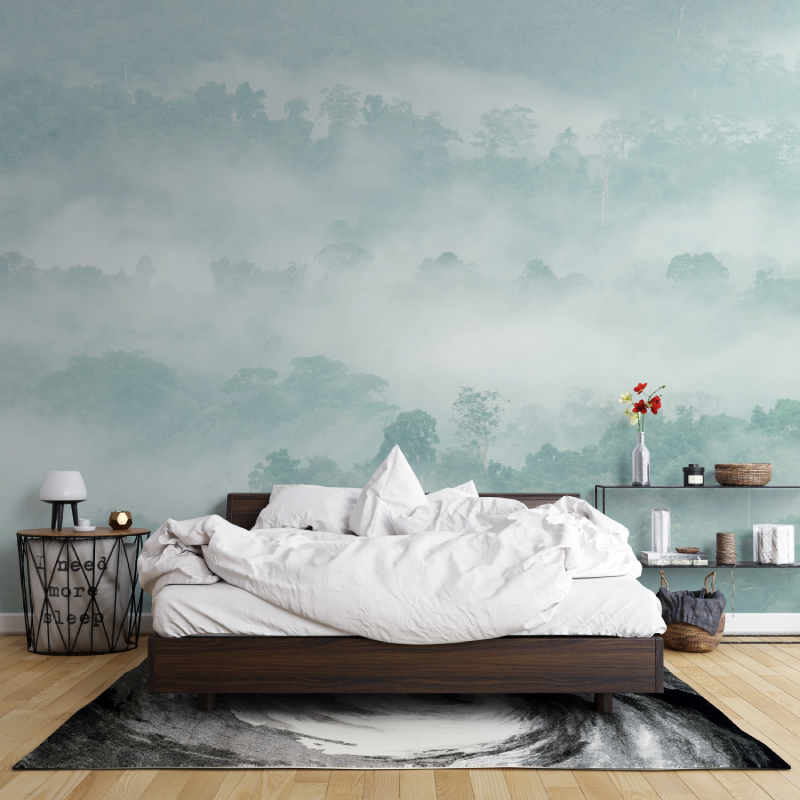 Watercolor Soft Forest Wallpaper | Murals Wallpaper