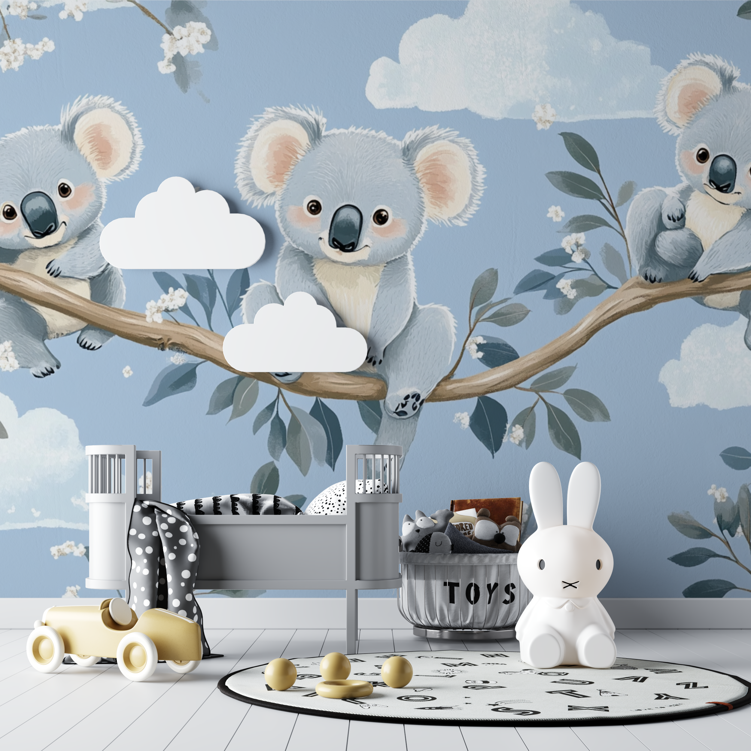 Koala Wallpaper and Starry Lullaby | Murals Wallpaper