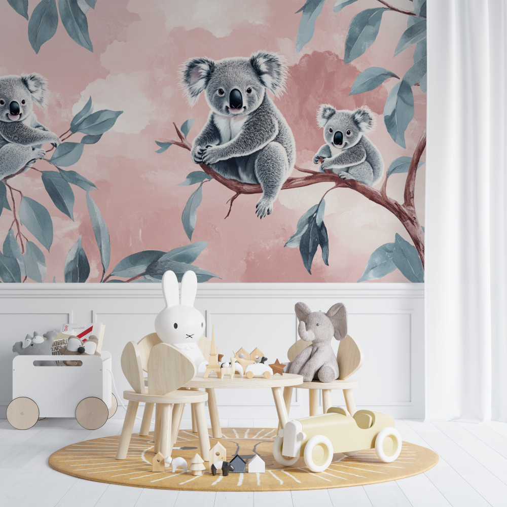Koala and Powdery Sky Wallpaper | Murals Wallpaper