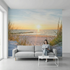 Sunset Beach Dunes Landscape Mural Wallpaper