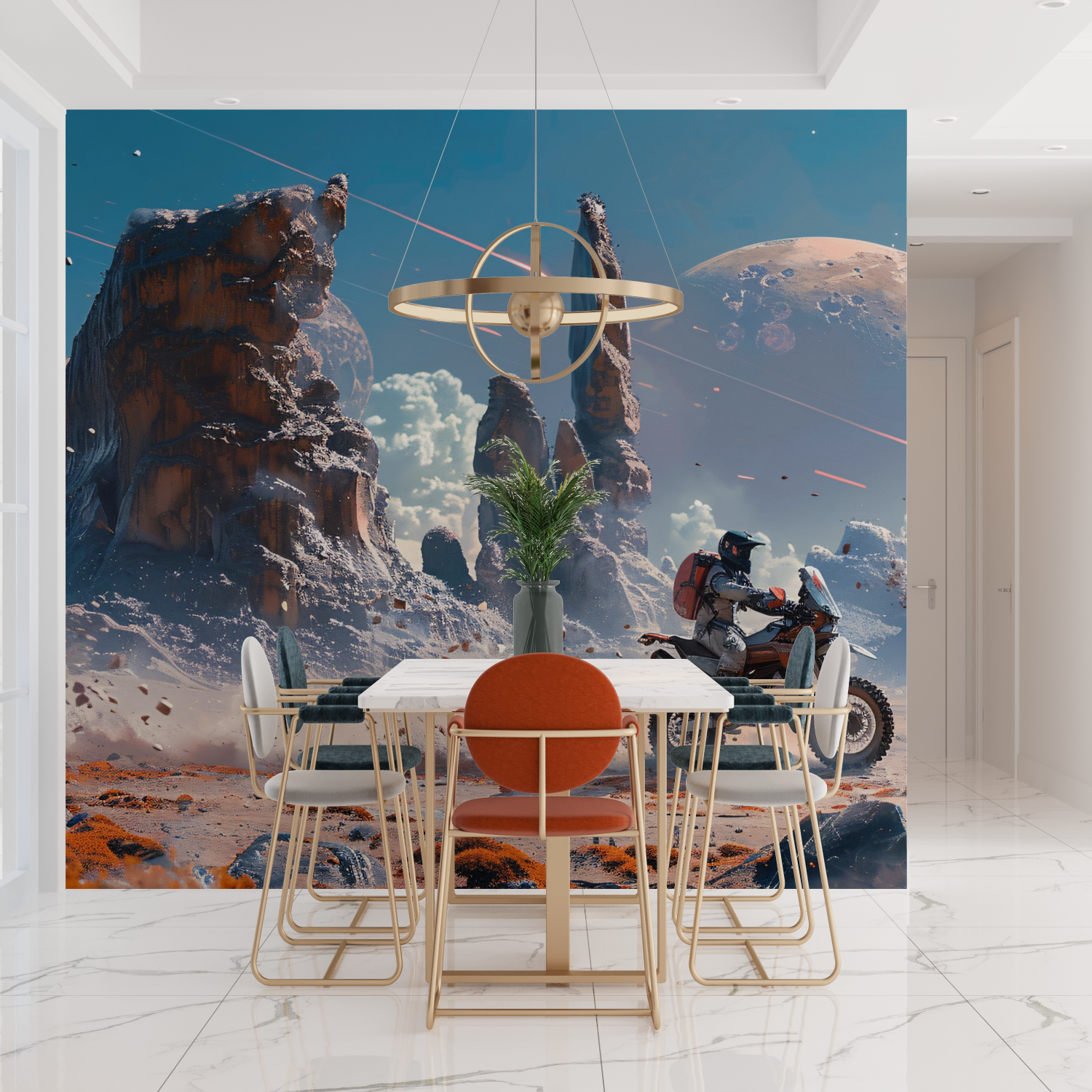 Motorcycle Mural Wallpaper | Murals Wallpaper