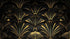 Dark Gold Art Deco Wallpaper | Murals Wallpaper
