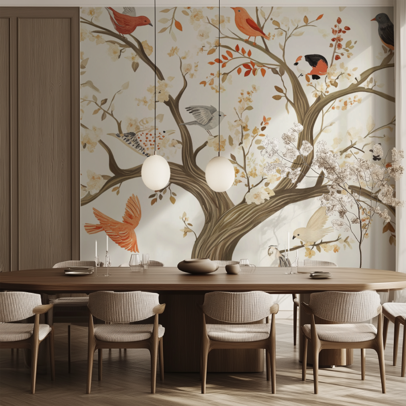 Animal Tree Wallpaper | Murals Wallpaper
