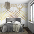 Art Deco Gold and White Wallpaper | Murals Wallpaper