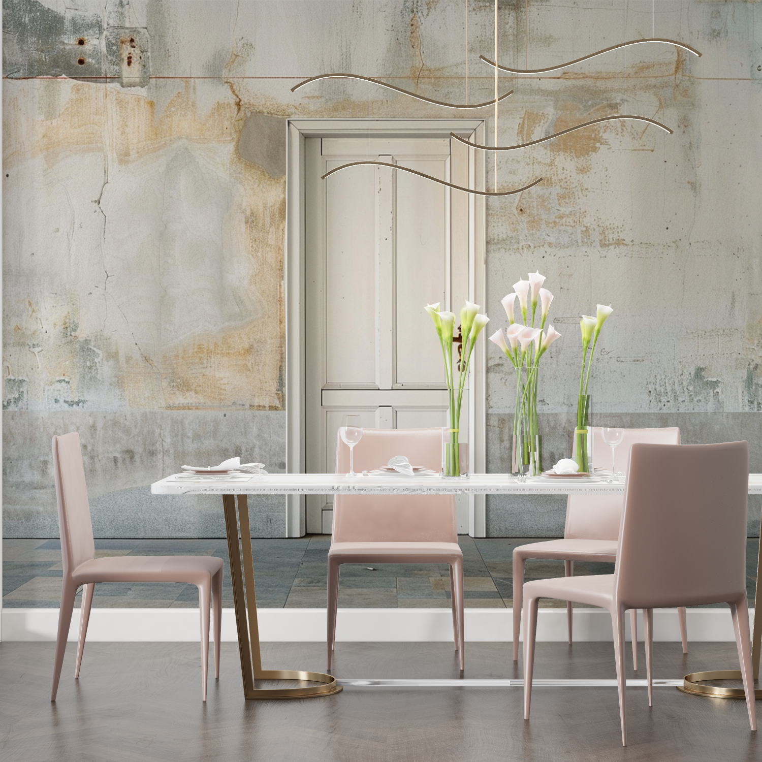 3D Wall Mural Door Wallpaper | Murals Wallpaper