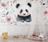 Bohemian Panda Wallpaper | Murals Wallpaper