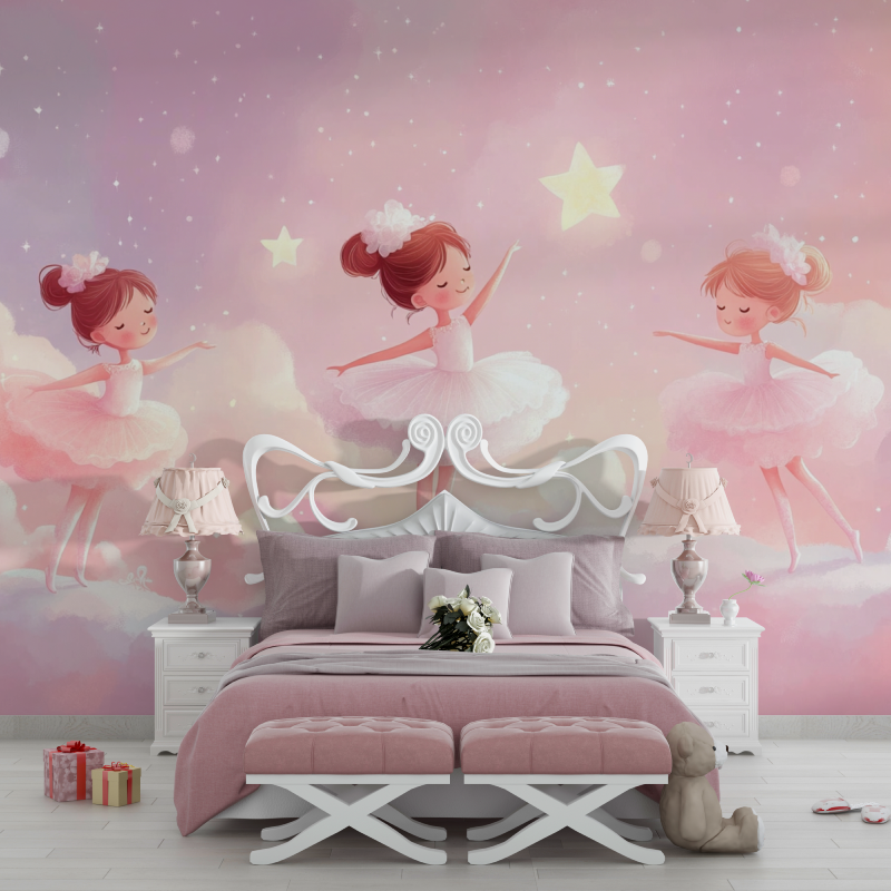 Pink Dancer Wallpaper | Murals Wallpaper