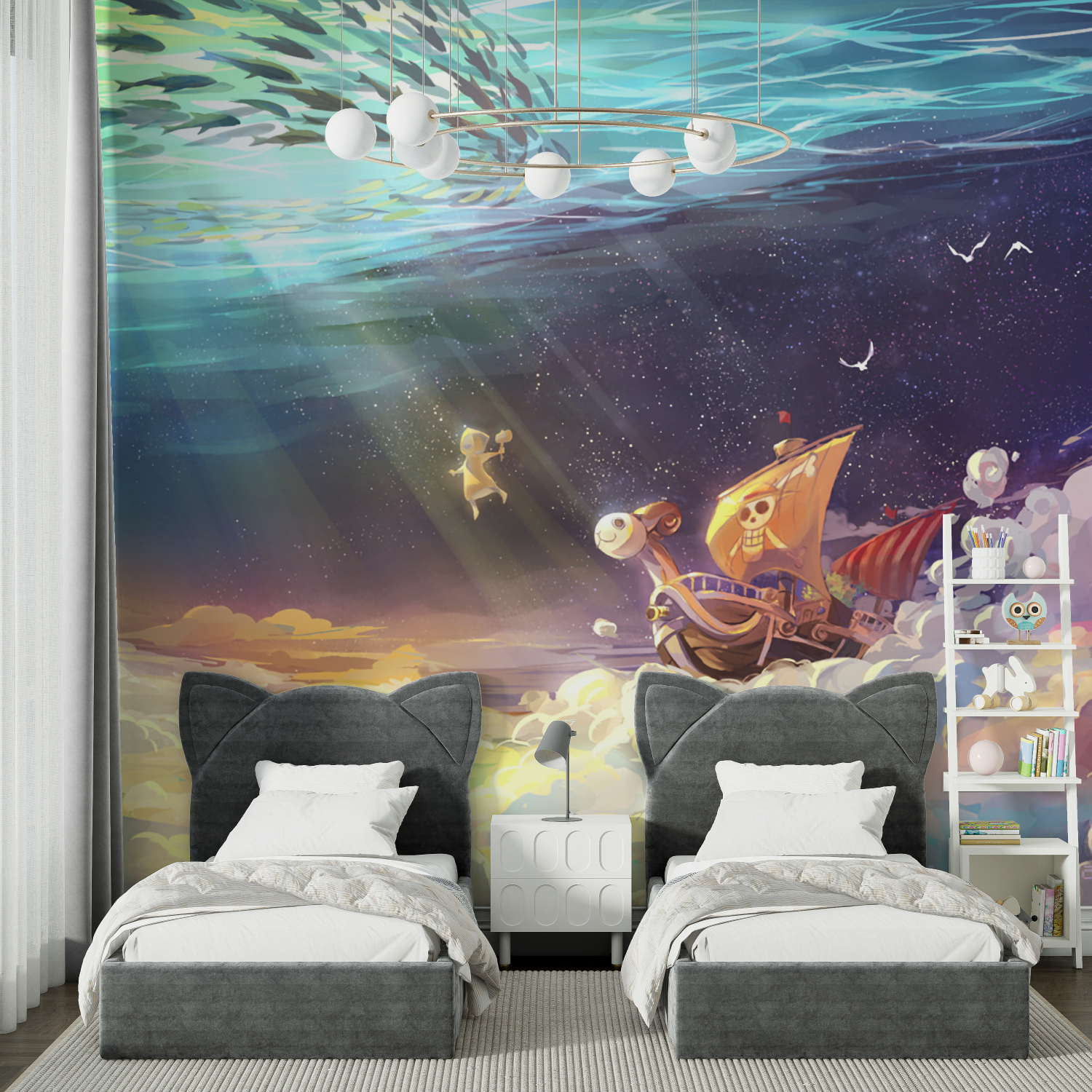 One Piece Boat Wallpaper | Murals Wallpaper