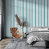 Blue Striped Wallpaper | Murals Wallpaper