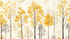 Yellow Tree Wallpaper | Murals Wallpaper