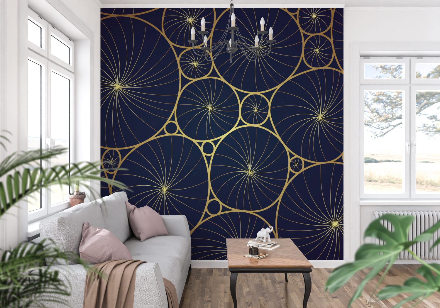Blue Adult Bedroom Wallpaper | Murals Wallpaper