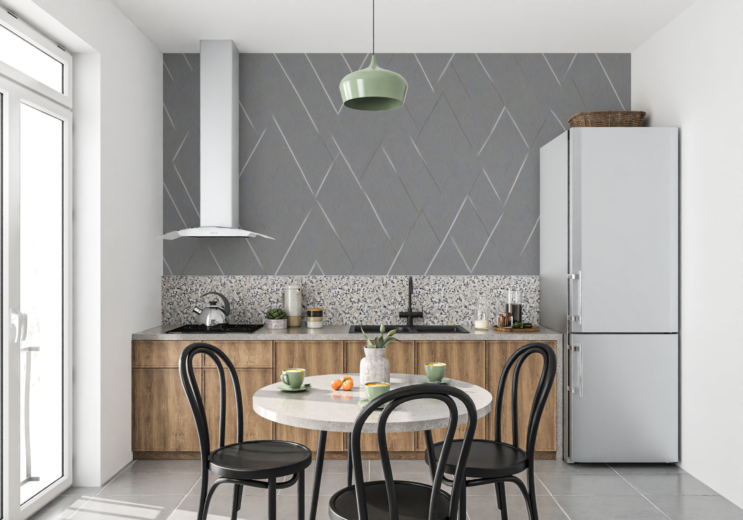 Light Gray Wallpaper Pattern | Murals Wallpaper