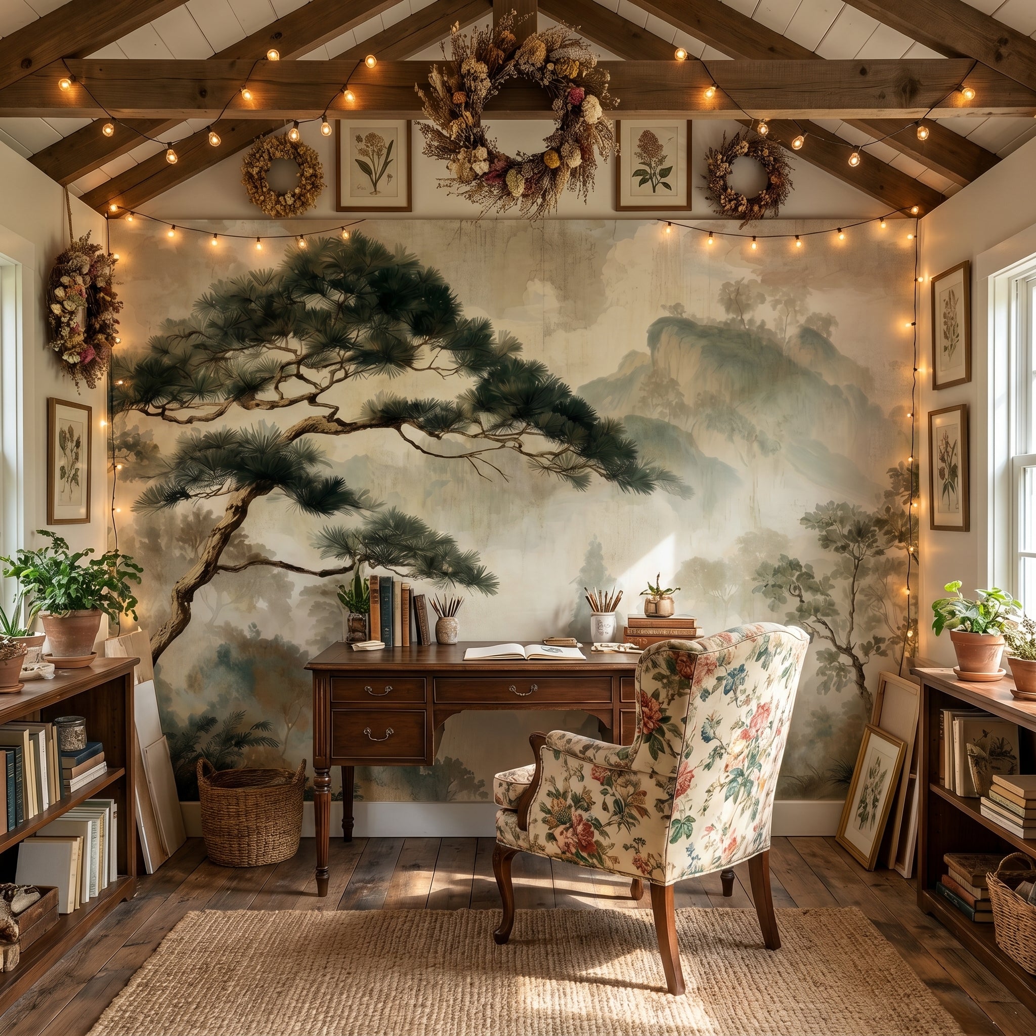 Panoramic Forest Open View Wall Mural Batch