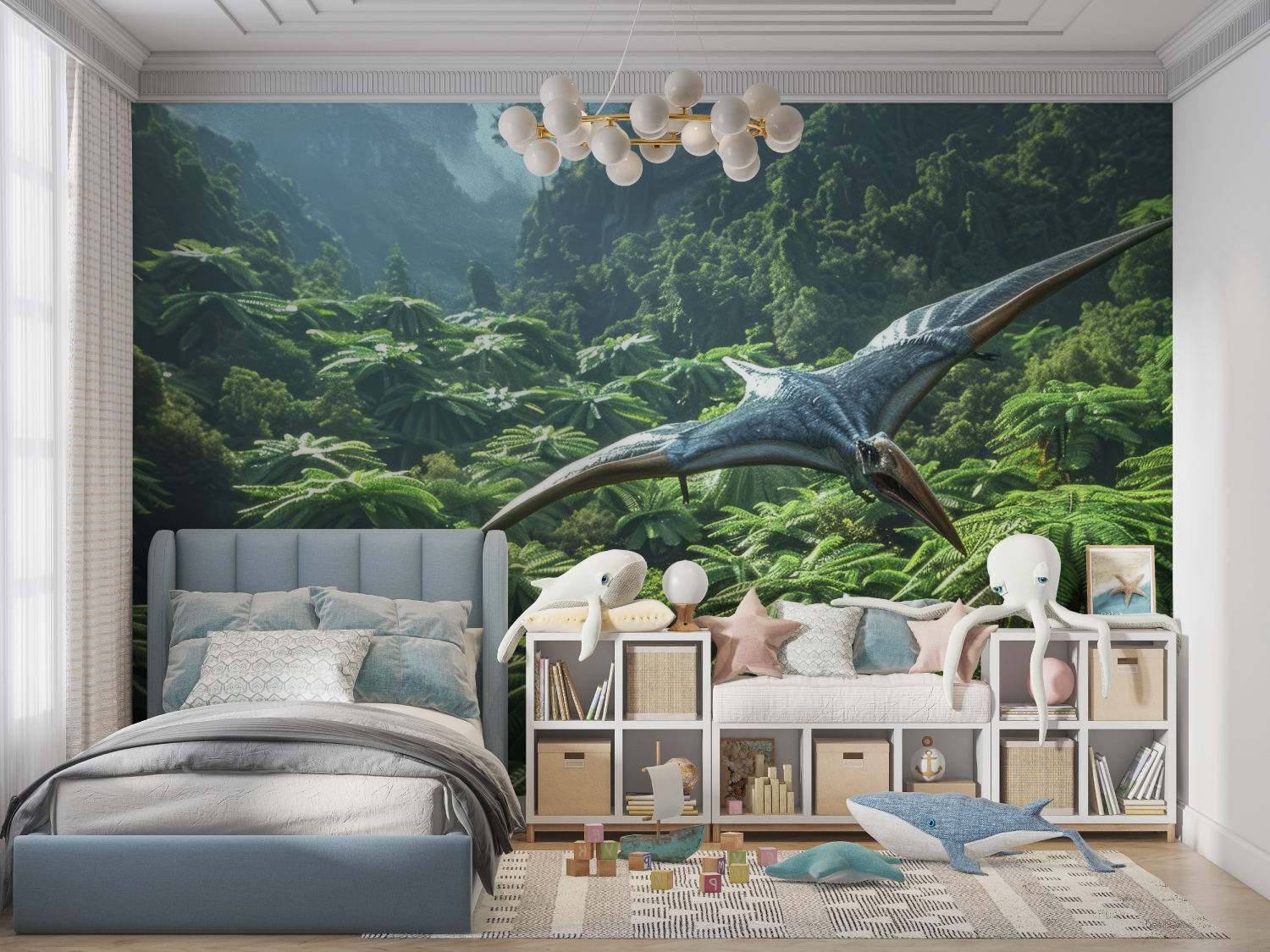 Dinosaur Pterodactyl Wallpaper | Murals Wallpaper