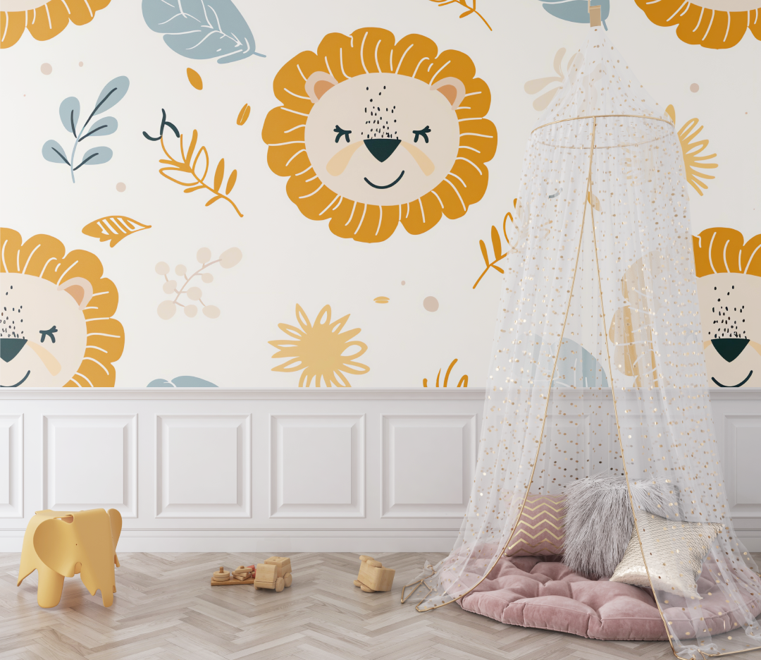 Lion Head Wallpaper | Murals Wallpaper