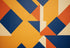 Orange and Blue Geometric Wallpaper | Murals Wallpaper