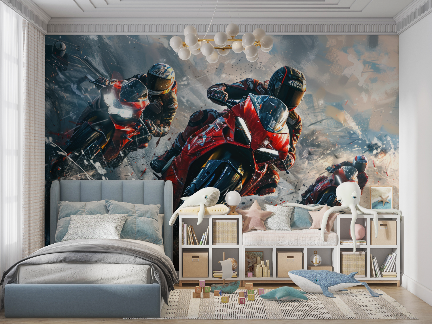 Tapeten mit Panoramablick auf Motorräder von Garcon