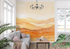 Orange Mountain Wallpaper | Murals Wallpaper