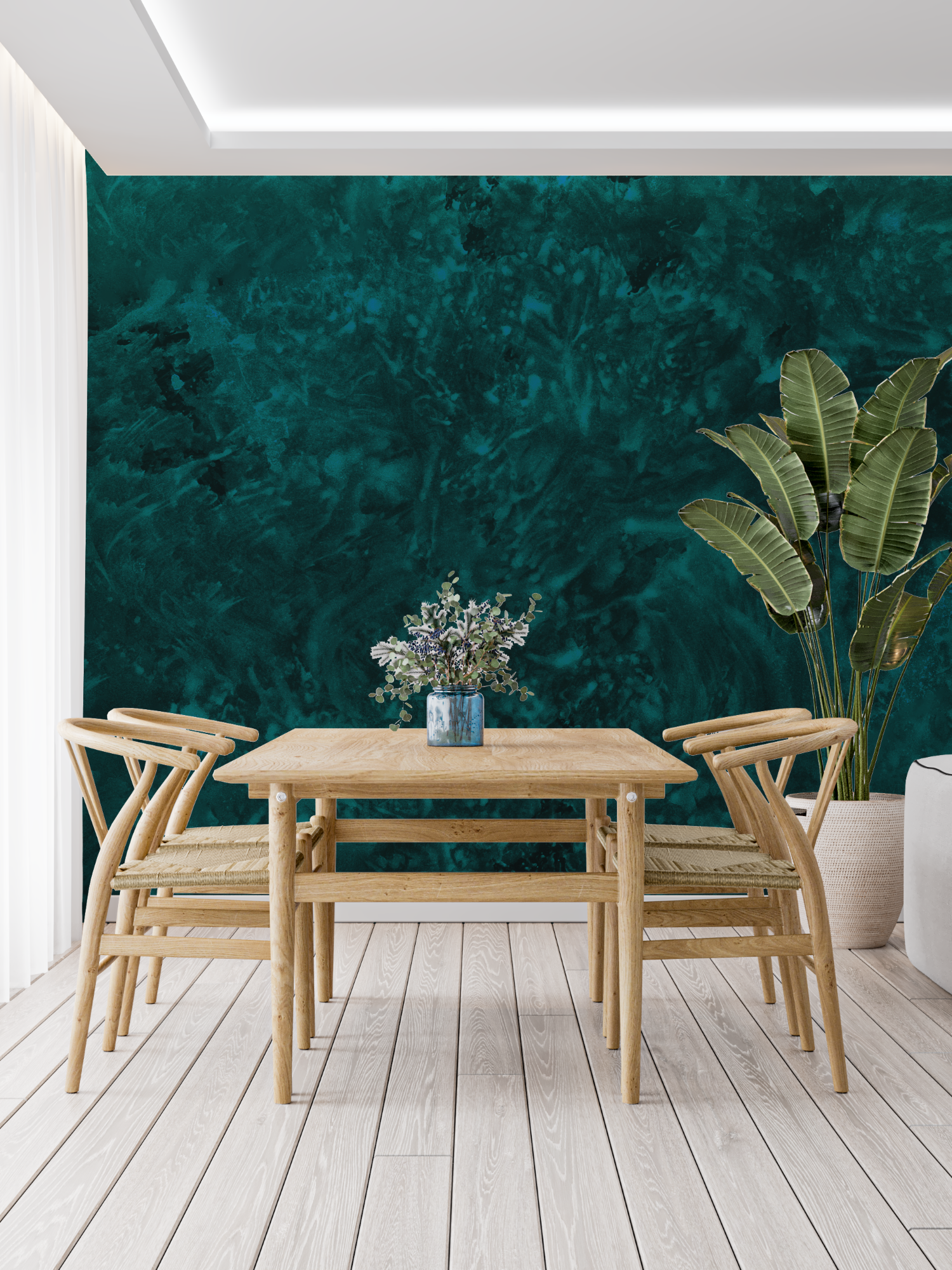 Emerald Green Wallpaper | Murals Wallpaper