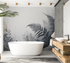 Bathroom Leaf Wallpaper | Murals Wallpaper