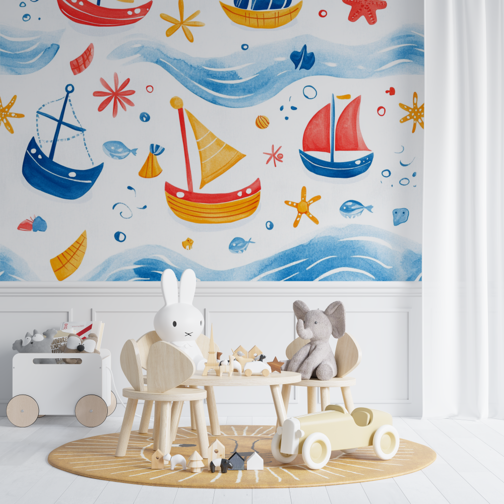 Nautical Vogue Sailor Wallpaper | Murals Wallpaper