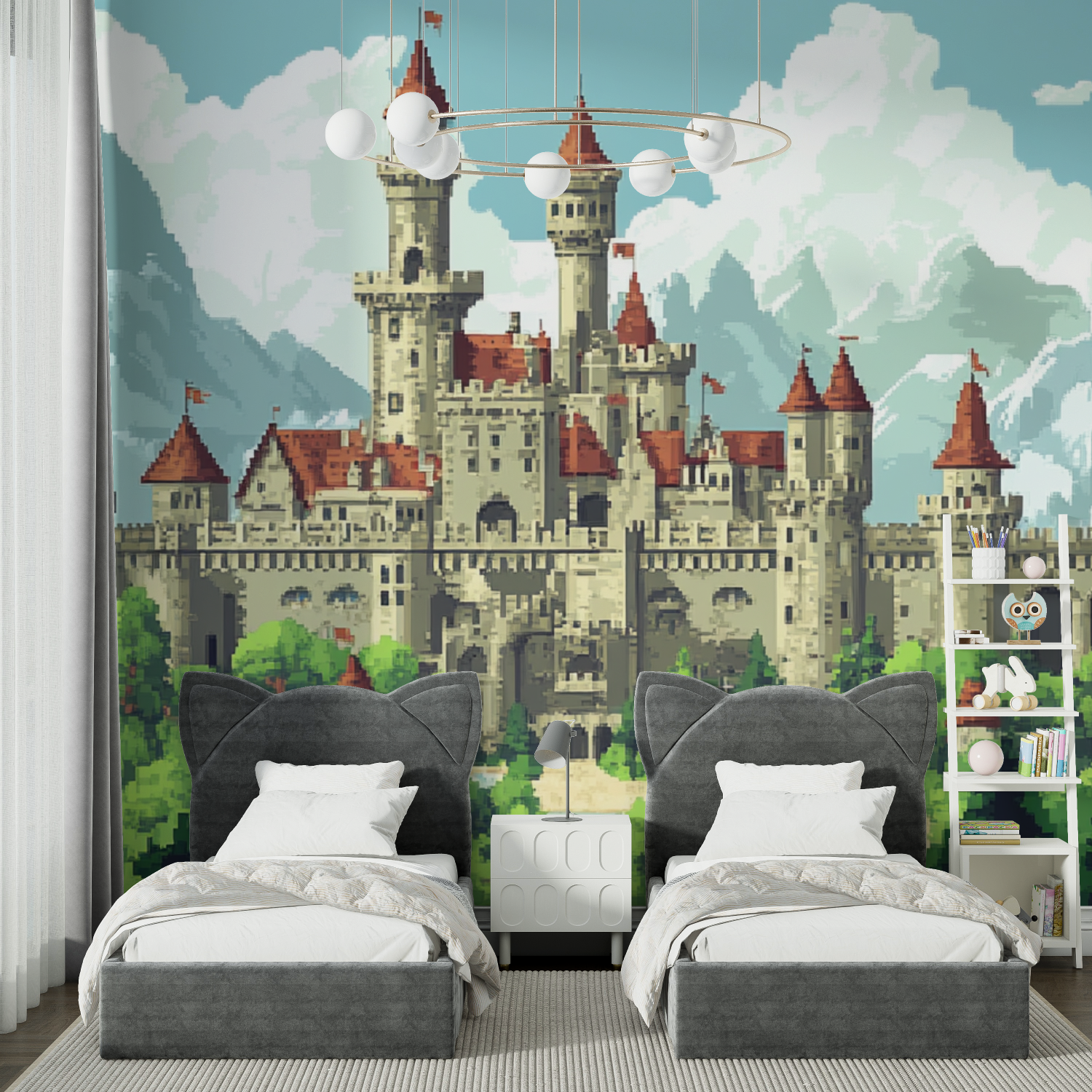 Pixel Knights Adventure Wallpaper | Murals Wallpaper
